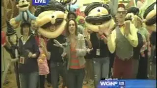 Smarty Pants WGN TV Balloon Tribute to Chicago