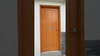 Thinking of painting your door? Watch how it&rsquo;s done using Davies Aqua Gloss-It in Dark Ochre AG-406