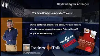 DayTrading f&uuml;r Anf&auml;nger - Theorie vor Praxis #FDAX #Trading