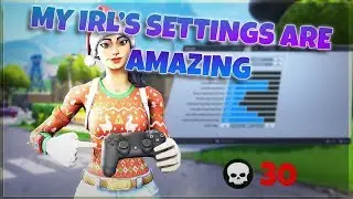 MY IRL'S CONTROLLER SETTINGS ARE INSANE...