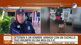 Detienen a un hombre armado con un cuchillo tras irrumpir en una misa