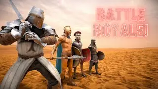 Battle Royale UEBS2 - Spartans, Heavy Knights, Romans and Persians. Who will win? (4K)