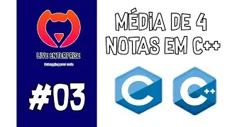 03 - Calculando a média de 4 notas em C++