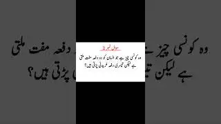 Rriddles in urdu with answers #shorts #urdu #Riddles