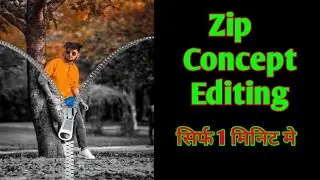 Creative zip concept editing [picsart] || zip editing in just 1 min || VC Editz