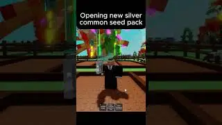 OPENING NEW SILVER SEED PACK IN GROW A GARDEN! #roblox #gamtng #update #memes #funny #stealabrainrot