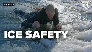 Safety tips before venturing onto Michigan's frozen lakes amid early winter chill