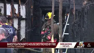 Oxford Township home destroyed by fire; investigation begins