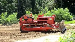 International TD 24 Bulldozer dozing