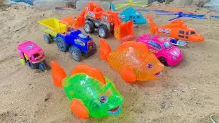 Two Big Fish and two helicopter gadi wow 😱 || kids cartoon 