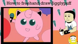 How to freehand draw a Jigglypuff