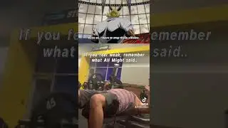 All Might - My Hero Academia #motivation #ChestDay #GymRat #WorkOut #AllMight