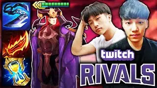 3 STAR SWAIN CARRIES TWITCH RIVALS DUO PRESTIVENT!! | Teamfight Tactics Patch 12.12