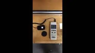 Measuring Light at a Work Station