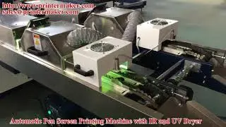 Pen Automatic Screen Printing Machine with IR and UV Dryer