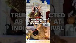 Trump depicted as 'demon' at Indian festival