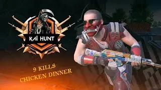 9 Kills Chicken Dinner (BGMI Highlights). #kaihunt