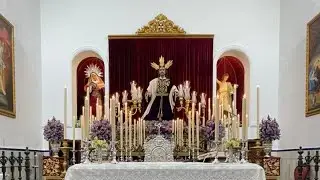 Miércoles Santo en Sanlúcar la Mayor, año 1993. Hermandad del Huerto.
