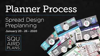 Preplanning: How To Design A Spread Theme :: Planner Process :: Happy Planner :: Squaird Plans 2020