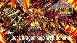 Deck Dragon Rojo Archidemonio | YU-Gi-Oh Legacy of the Duelist Link Evolution PS4