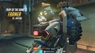 Overwatch Best DPS Pro Dafran Goes Insane As Bastion -POTG-