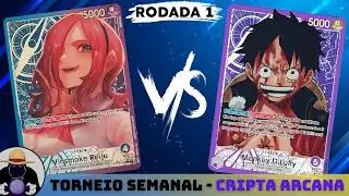Reiju vs Purple Luffy - Torneio Semanal Cripta Arcana - One Piece Card Game Gameplay OP07 (PT/BR)