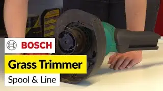 Замена катушки триммера Bosch &mdash; быстро и просто. НОВАЯ катушка и леска!
