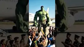 Jab Hulk Bana Indian Army Soldier 😈🔥 | Jai Hind #shorts #ai #hulk #trendingshorts