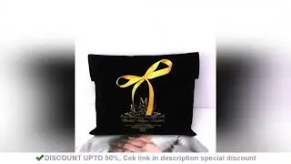Custom Logo Printed Black Velvet Envelope Pouch Book Suit Clothes Storage Dust Luxury Flap Velvet Ba