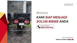 0822.3006.6162 / Distribusi Barang Banyak CEPAT SELESAI dengan Tas Sales Motoris