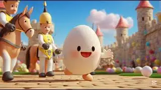 Humpty Dumpty &ndash; Realistic 3D Nursery Rhyme | Kids Song | Egg Character Animation
