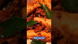 Quick & tasty recipe Fish roe fry #recipe #fishroe #fry #shorts #parinjeen #parinjil