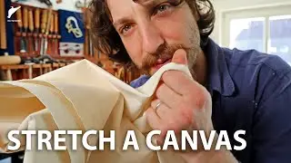 Why stretching your own canvas is so delicious!