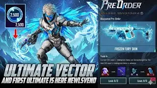 🥶🤯Free Upgraded Glacier Vector PRE-ORDER Event And Free Rewards This Event For Everyone |PUBGM/Bgmi🔥