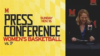 Maryland Women's Basketball | Press Conference | Princeton