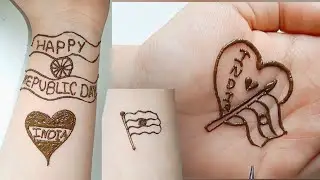 Happy Republic Day 2026 Mehndi Designs || 26 जनवरी मेहंदी डिजाइन || Flag Mehandi Design 🇮🇳