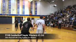 STAB basketball beats Western 61-56