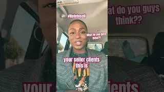 Realtor Advice for Sellers #smartagents #realestatedos #realtorlife #realestate #sellrealestate