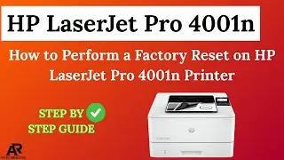 How to Perform a Factory Reset on HP LaserJet Pro 4001n Printer