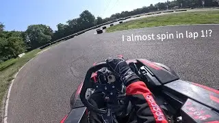 Kart circuit driebergen || i almost spin out in lap 1!?