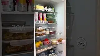 Satisfying ASMR Fridge Reset & Restock After Grocery Haul 🥕✨