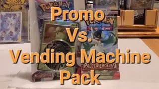 Paldea Evolved Battle! Episode #48 Promo VS. Vending Machine Pack will we have a winner? #pokemon