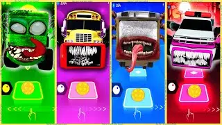 coffin dance - Bus Eater vs Bus Zombie vs Pickup Truck Eater vs Bus Eater Spider | Tiles HOP❗❗❗🔥🔥🔥