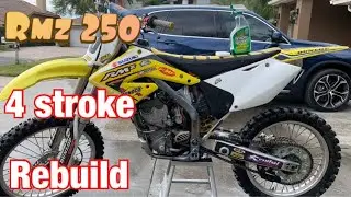 Rmz 250 4 stroke rebuild (part 1)