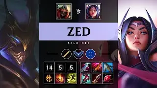Zed Mid vs Irelia - EUW Diamond Patch 25.18