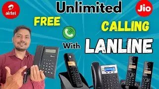 Airtel & Jio UNLIMITED CALLING 🤩 Best Landline Phone for Jio Fiber & Airtel Fiber 😲