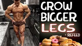 KEY EXERCISES FOR GROWING MASSIVE LEGS + EPIC CHEAT MEAL #4WEEKSOUT