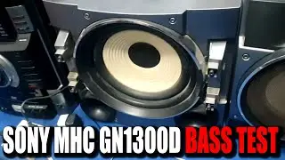 SONY MHC GN1300D | SONY MHC Bass Test | Sony Hifi Music System Bass Test | SONY Bass Speakers