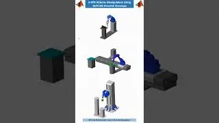 6-DOF Industrial Robotic Manipulators in MATLAB Simscape #matlab #manipulator #roboticarm #simscape