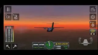 FIRST PILOT EXPERIENCE / ENGINE FIRE ( FLIGHT SIM 18 )